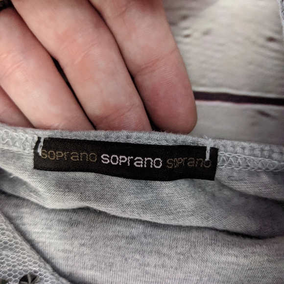 Soprano Gray Embellished Maxi Dress Medium - Picture 8 of 8